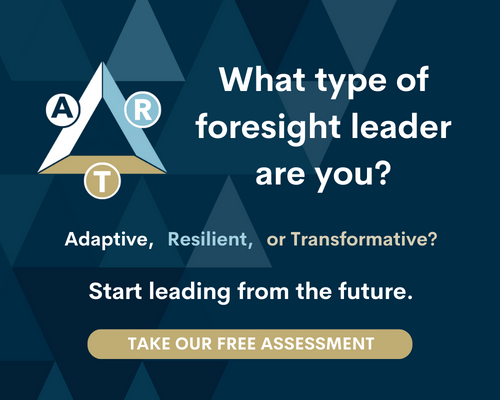 What type of foresight leader are you? Adaptive, Resilient, or Transformative? Start leading from the future. Take our free assessment now!